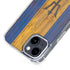 Barbados Flag Dark Wood iPhone 14 Plus MagSafe Case